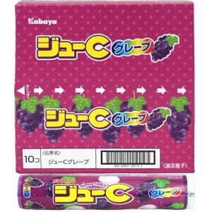 kabaya -ju-c, Traubengeschmack x 10 Packungen als 1 Set – 24g