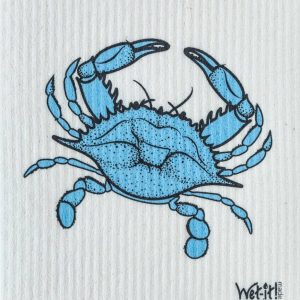 Wet-it! Blaue Krabbenschwedisch Stoff