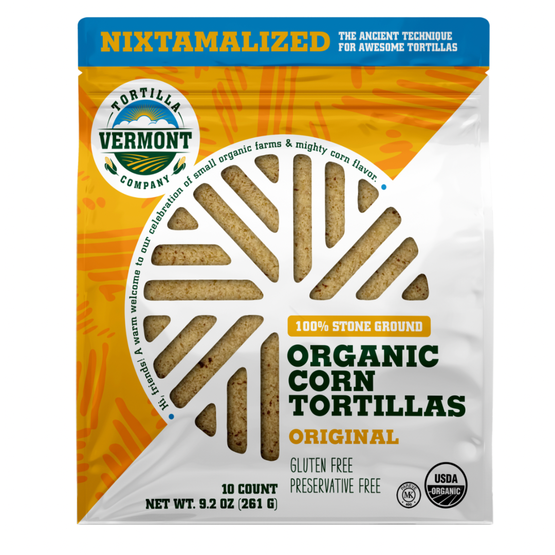 Vermont Tortilla Company 6′′ Bio Heirloom Mais Tortillas – 8 Beutel x 10 Tortillas