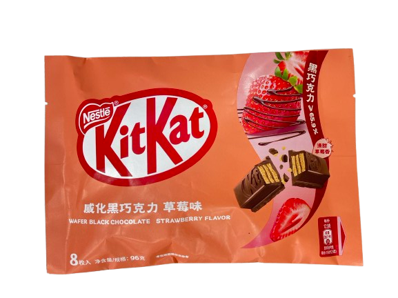 Kitkat Waffel Schwarz Schokolade Erdbeere