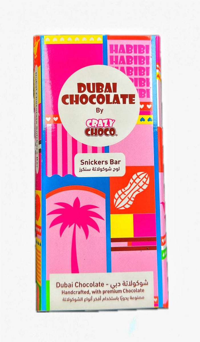 Crazy Choco Dubai Schokolade Snickers Bar