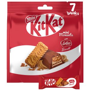 Kitkat Minimomente mit Biscoff – 7 Pausen
