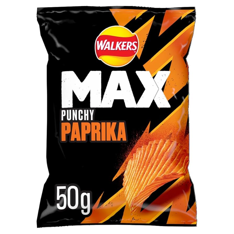 Walkers max – druckvolle Paprika