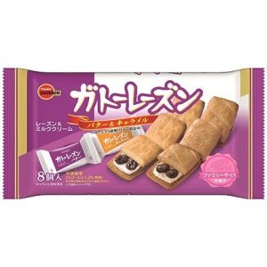 Bourbon, “Gateau Raisin” Soft Sandwiches, Butter & Karamell, in 1 Beutel – 8pcs