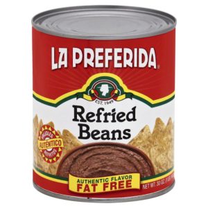 La Preferida – Refried Bohnen fettfrei authentisch, 30 Unzen – Packung mit 12