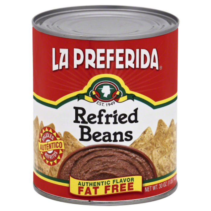 La Preferida Refried Bohnen fettfrei authentisch, 30 Oz – 12er Packung