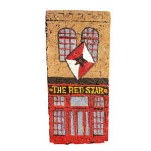 Linda Amtmann Hand Painted Brick Roter Stern