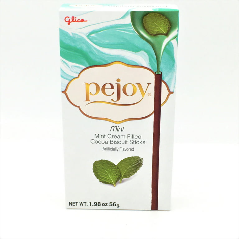 Glico Pejoy Minze Creme gefüllter Kakao