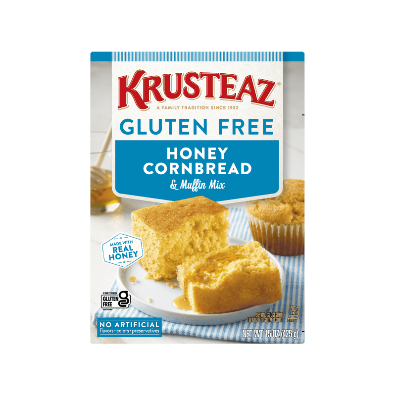 Krusteaz Glutenfreier Honig Cornbread & Muffin Mischung