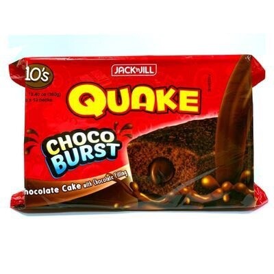 J&J Quake Bars Schokolade (rot) 10 x 38G