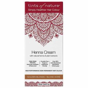 Tints of Nature – Semi-Permanent Golden Blonde Haarfärbemittel Henna Creme, 2