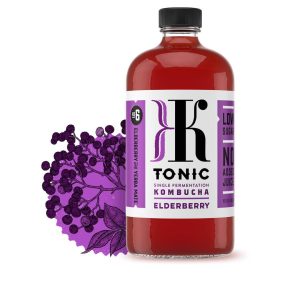 Holunderkombucha Flaschen – 12 x – 16oz
