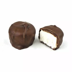 Zuckerfreie Asher's Milchschokolade überzogene Vanillebuttercremes