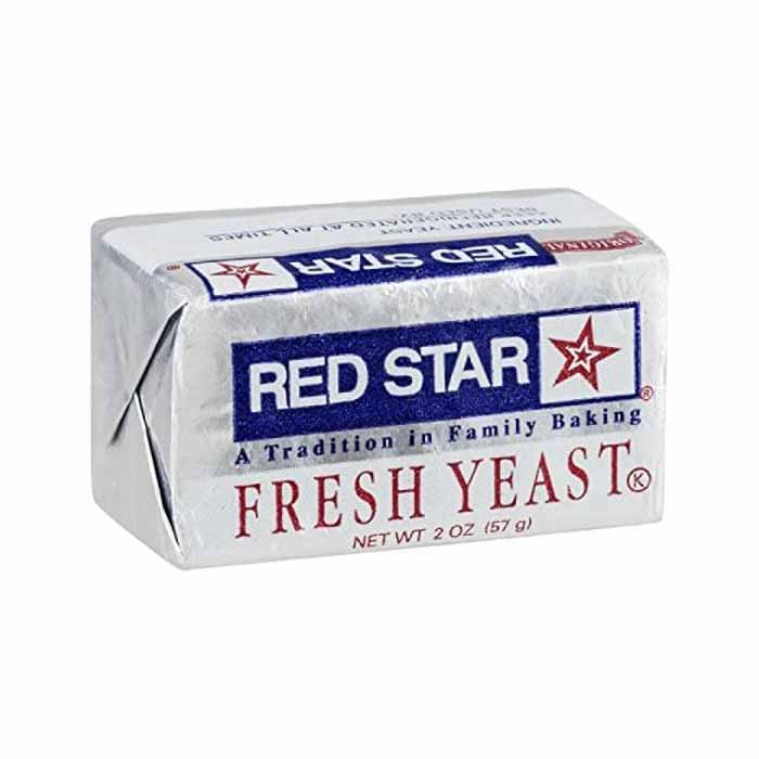 roter Stern – frischer Hefekuchen, Packung mit 8 Stück – 2oz