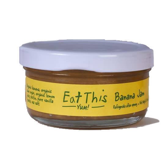 Banana Jam Jars 100% organische Gläser – 12 x – 2oz