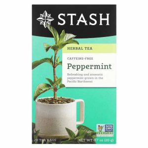 Stash Pfefferminztee, 20 Beutel Packung mit 6 Stück