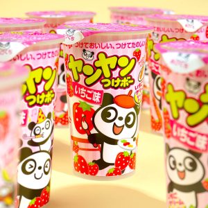 Meiji Yan Yan Tsukebo Sticks Erdbeeren