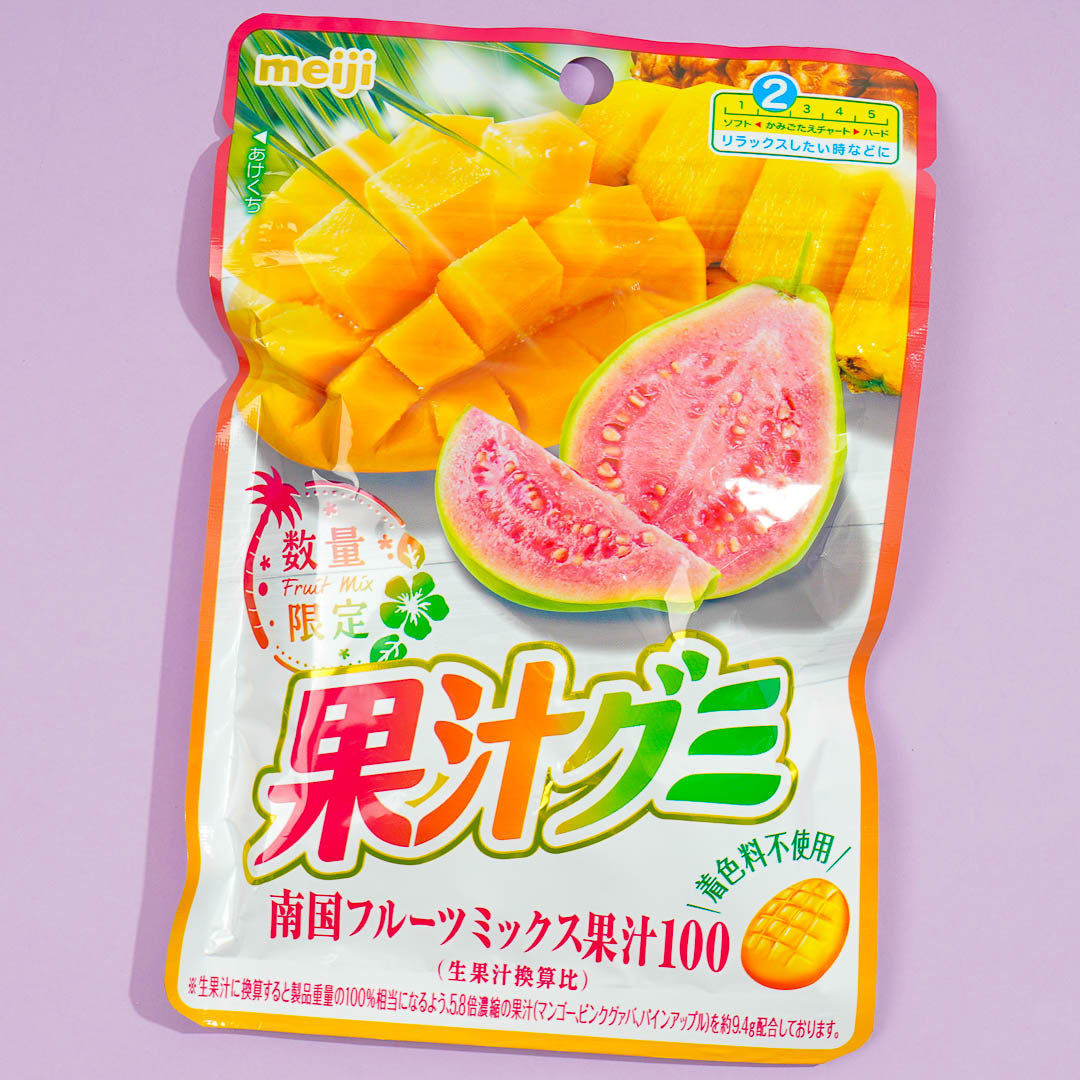 Meiji Kajyu Gummies – Tropischer Fruchtmix