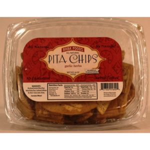 Baba Foods – All natürliche Pita Chips Knoblauch Kraut, 16 Unzen