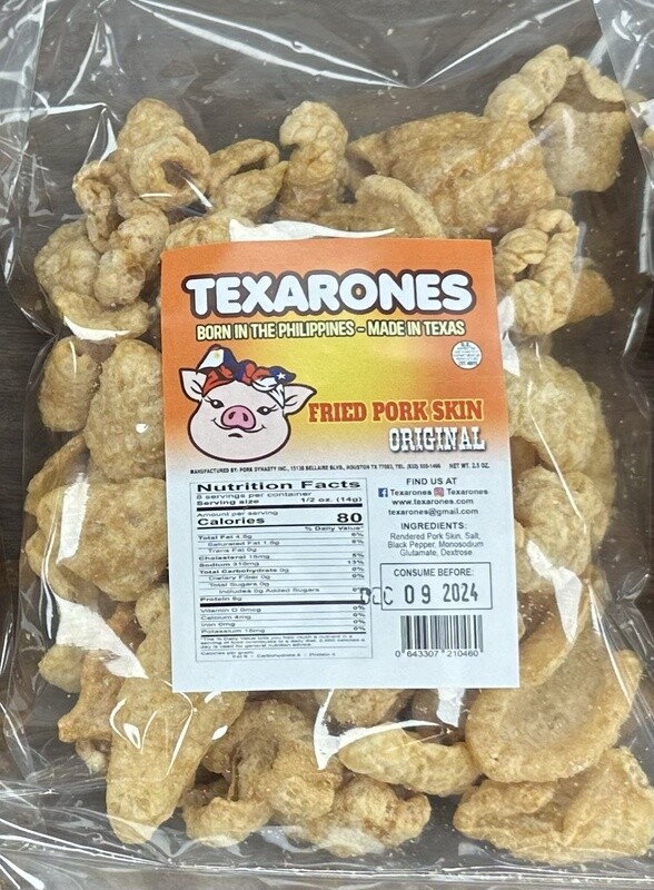 Texarones gebratene Schweinehaut scharf 4oz