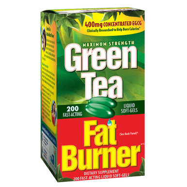 Grüner Tee Fat Burner, 200 flüssige weich-Gels