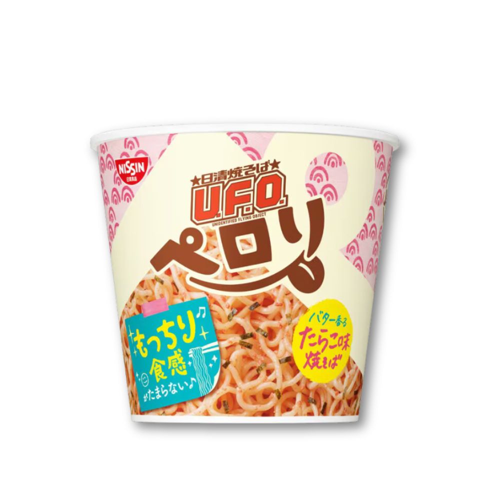 Nissin Yakisoba UFO – Perori Butter-duftender Kabeljau Roe Geschmack