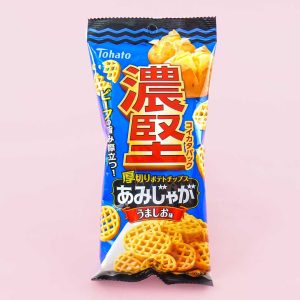 Tohato Amijaga Kartoffelchips schlanke Packung-Umashi Geschmack