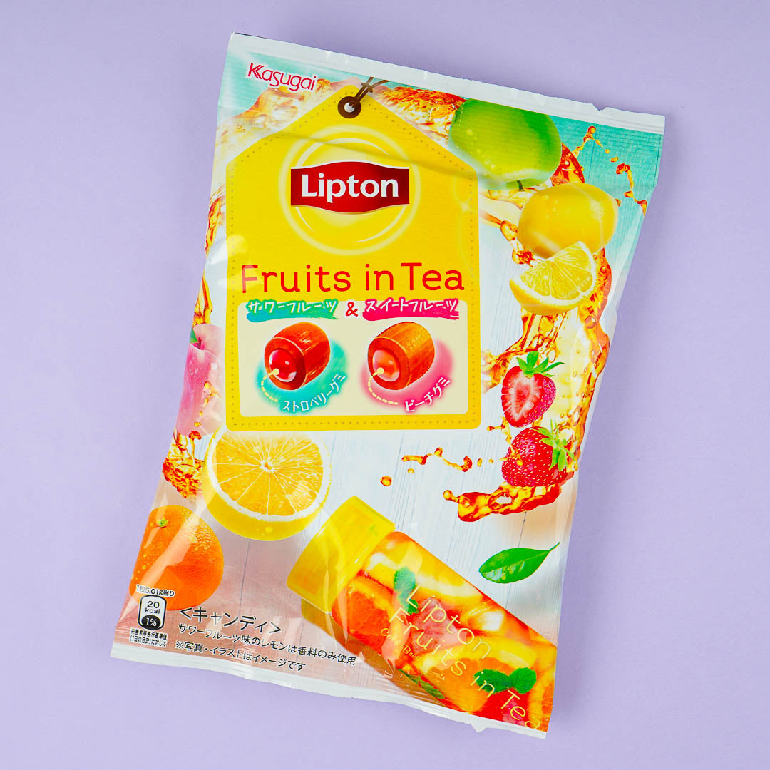Kasugai X Lipton Frucht Süßigkeiten – Früchte im Tee