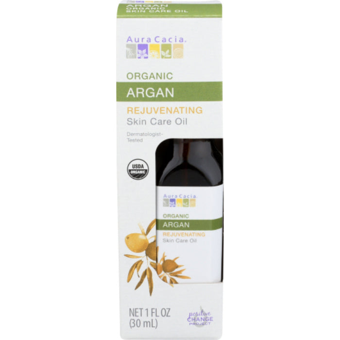 Aura Cacia Hautpflegeöl Argan Bio, 1 Fl Oz – Packung mit 3
