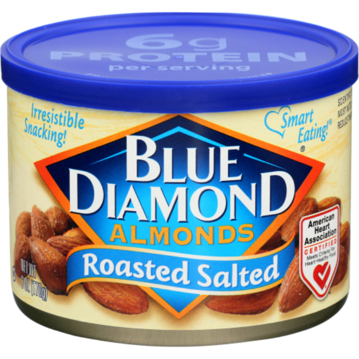Blue Diamond Mandel gebratene Salzdosen, 6 oz (Packung mit 12)