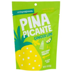 Crispy grün – Limettengwer pina picante, 1,76 Unzen (Packung mit 12 Stück)