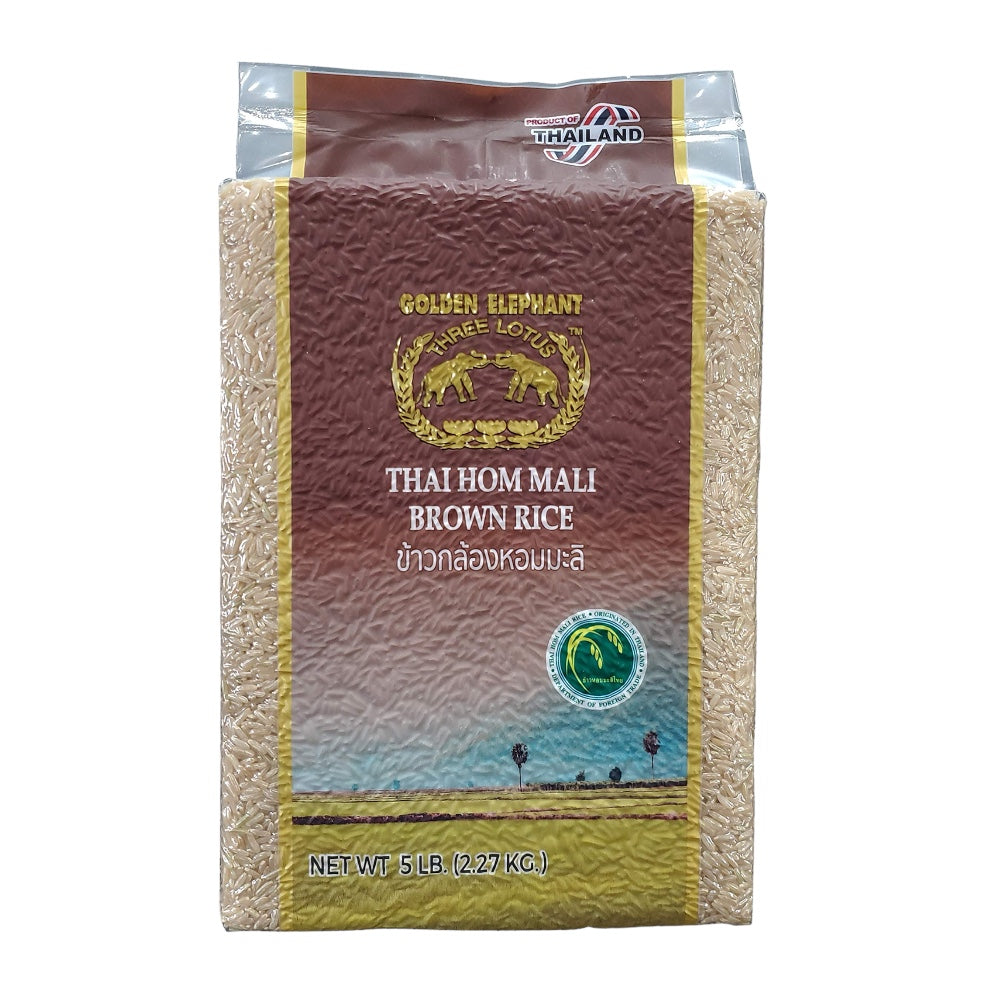 Goldener Elefant Thai Hom Mali Brauner Reis