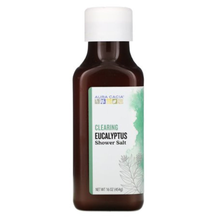 Aura Cacia Duschsalz Eukalyptus, 16 Oz – Packung mit 1