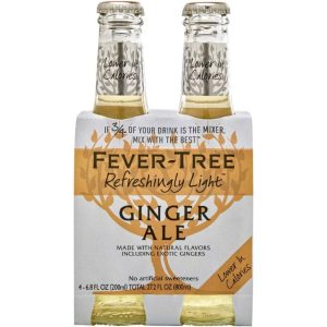 Fieberbaum – Soda 4 Packungen Ingwer Ale leicht, 27,2 Fl oz s Packung mit 6