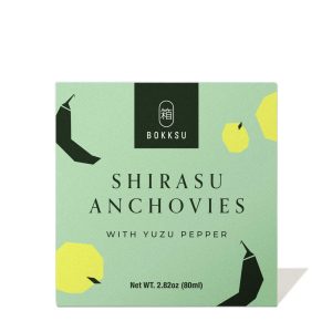 Bokksu Tinned Shirasu Anchovies with Yuzu Pfeffer