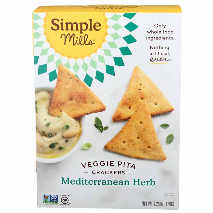 Simple Mills Pita Crackers, 4,25 Unzen – Mehrere Aromen