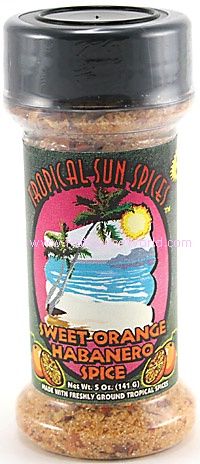 Tropical Sun Süße Orange Habanero Gewürz, 5oz