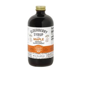 Seattle Elderberry Sirup mit Ahorn Flaschen – 6 x 16oz