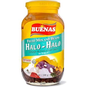 Buenas Fruchtmischung und Bohnen – Halo Halo in Sirup – 340 G