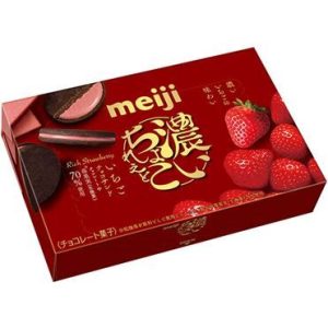 Meiji, Koi Schokolade, Kakao-Keks Sandwiches, Erdbeerschokolade, – 6pc