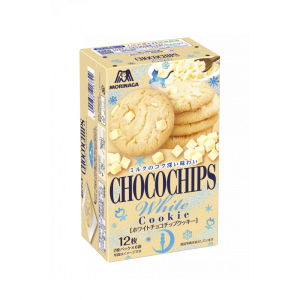 Morinaga, weißer Choco-Chips-Keks, 12 Stück, in 1 Schachtel