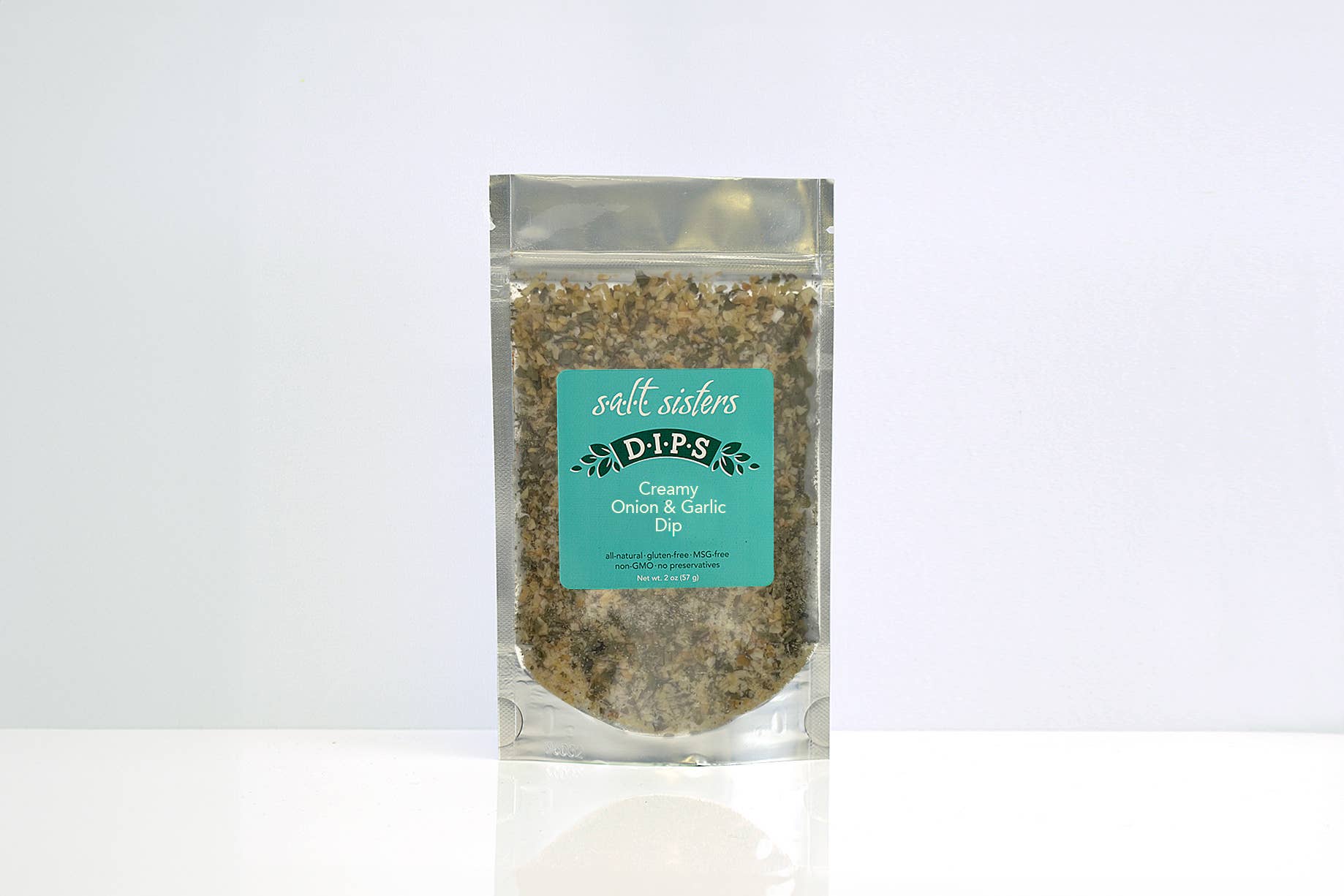 S.a.l.t. Schwestern – Dip Gewürzmischung – Cremige Zwiebel & Knoblauch 2 oz
