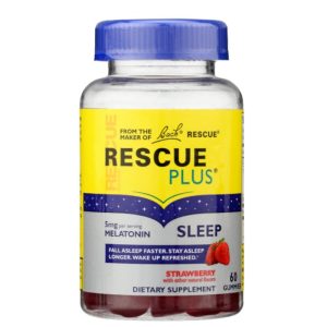 nelson bach rescue plus schläfrig Fruchtgummi 60 pc – Packung mit 3