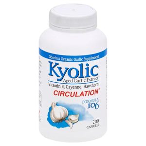 Kyolic – Formula 106 Herb & Vitamin E, 200 Kapseln – Packung mit 1 x täglich