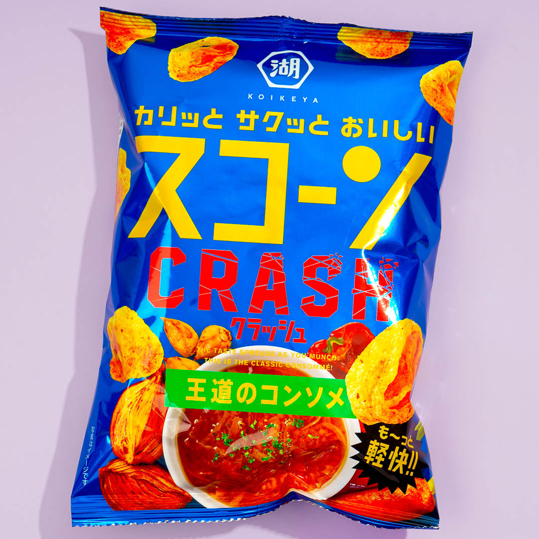 Koikeya Scone Crash Mais-Snacks – königliche Konsomme