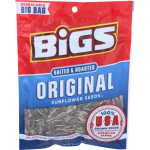 BIGS – Seed Sonnenblume Original Salz & geröstet, 5,35 Oz (Packung mit 6)
