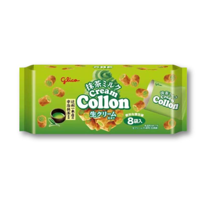 Glico Collon Keks Roll – Matcha-Milch
