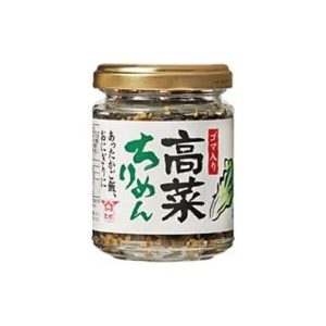 Shuetsu, Takana Chirimen, Takana Senfblatt, Gemüse und Chirimen, Sardinenbabys, im Glas – 80g