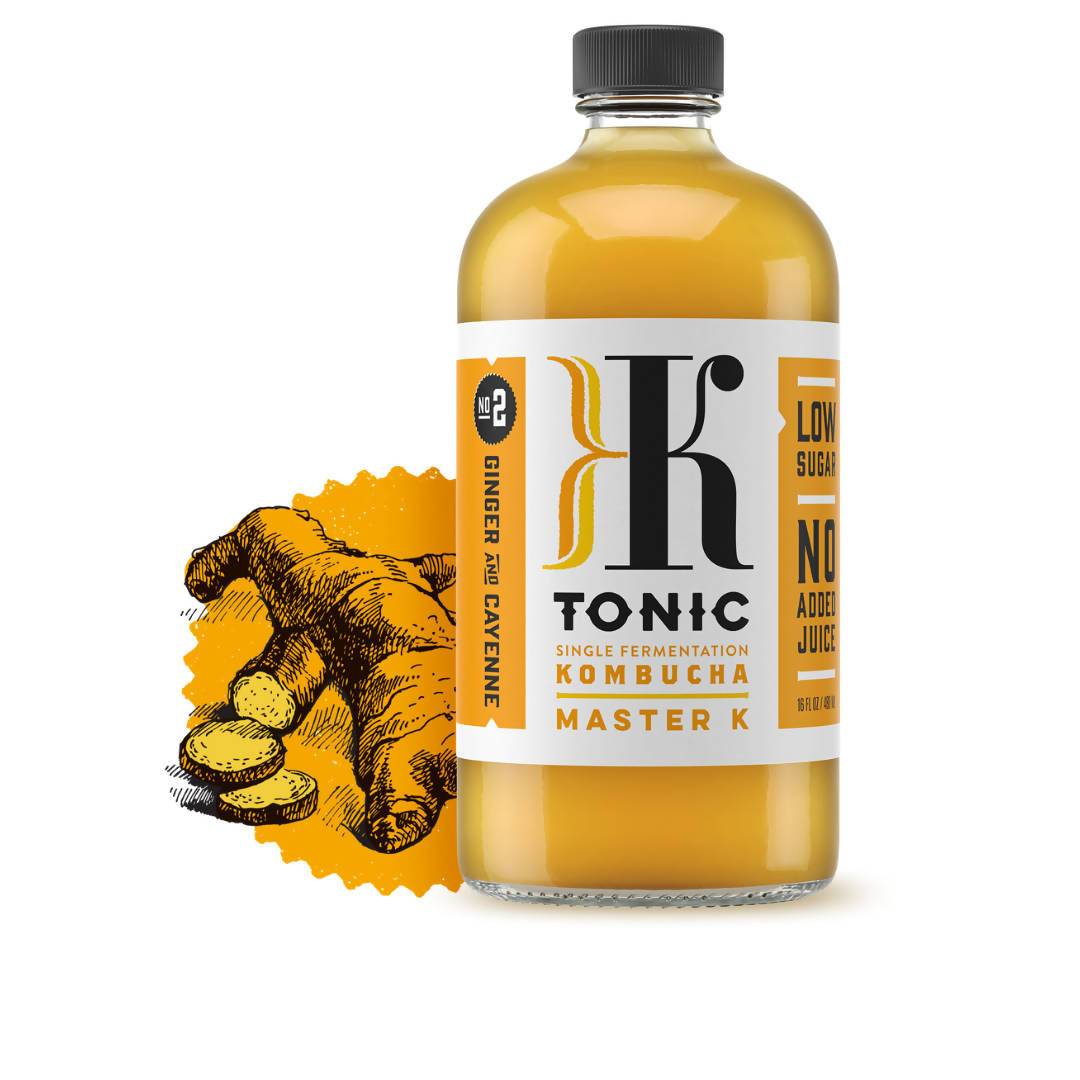 Master K Kombucha Flaschen – 12 x 16oz