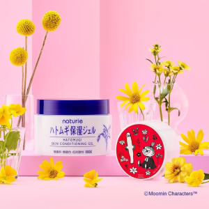 HanaJirushi naturie Hatomugi Moisturizing Gel moomin Design – in Japan – tokyo sakura Mall gemacht – 180g